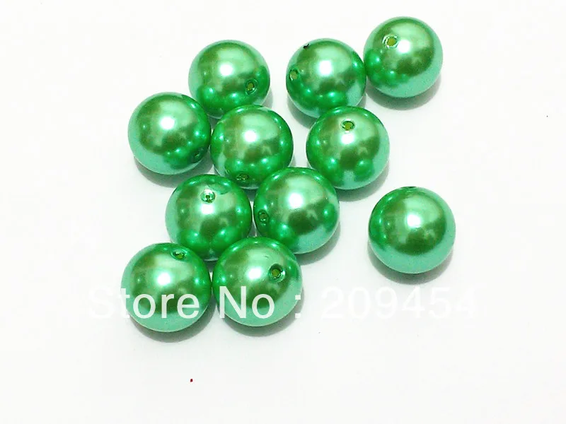 100 шт./партия детские круглые акриловые бусины с искусственным жемчугом - купить