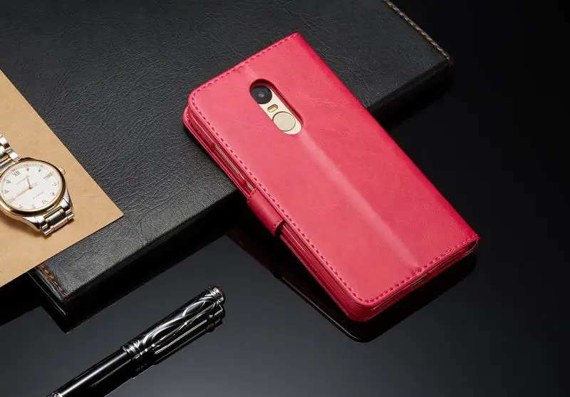 Роскошные простые флип-Чехлы для Xiaomi Redmi Note 4 4X X Магнитные кожаные чехлы для телефонов для Xiaomi Redmi Note4 Note4x чехол-кошелек