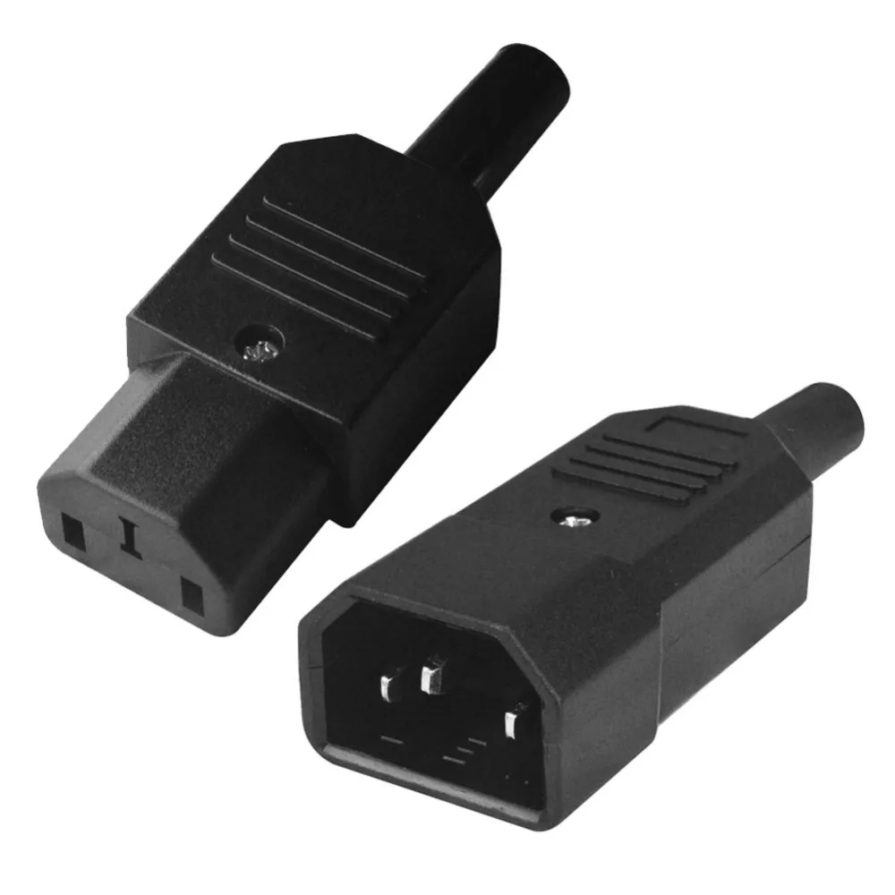 10 шт. штепсельная вилка переменного тока 250 В IEC 320 C14|adapter bmw|adapter acadapter memory stick pro duo |