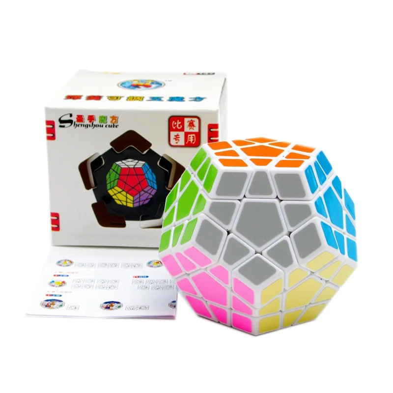 ShengShou megaminx magic 3x3 куб без наклеек Скорость Профессиональный 12 Сторон головоломка cubo magico Развивающие детские игрушки кубики