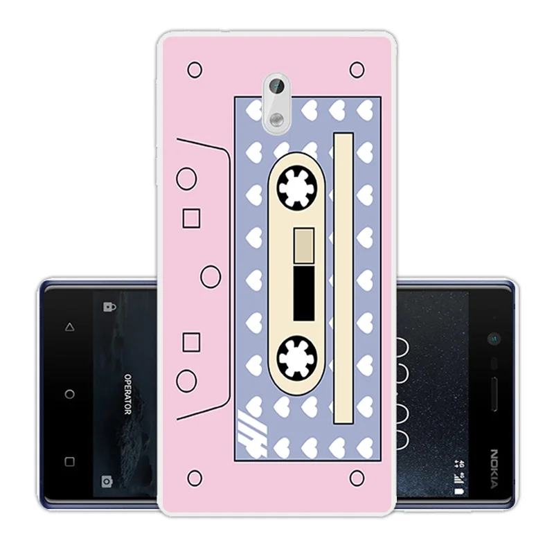 5.0'' Back Cover For Nokia 3 Case Transparent Soft Silicone TPU Fundas Pink Coque Phone Cases Shell Nokia3 Bag |