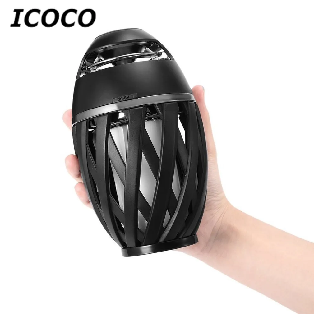 Светодиодный светильник с пламенем + беспроводной Bluetooth динамик MP3 плеер стерео