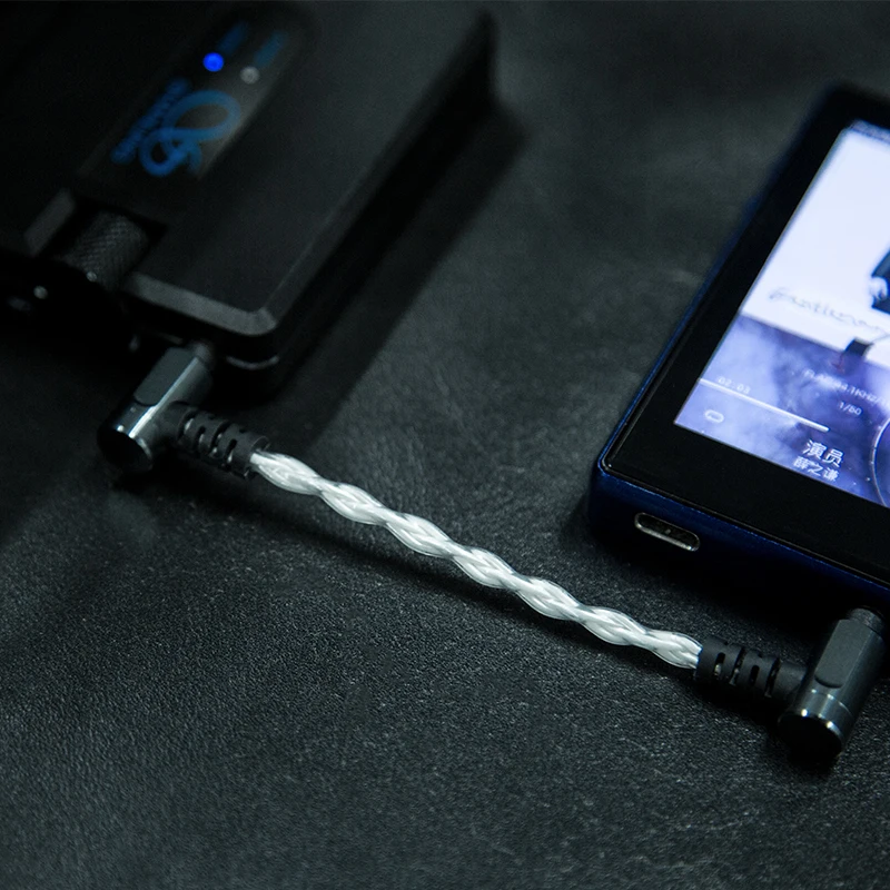 Shanling L1 3 5 мм до HiFi аудио кабель медный посеребренный одножильный 30AWG линейный