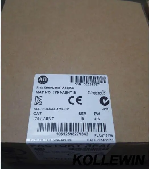 Бесплатная доставка новый оригинальный адаптер Allen Bradley AB 1794 AENT 1794AENT Flex EtherNet/IP
