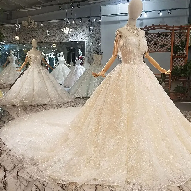 特別割引 Aijingyuウェディングドレスイスラム教徒の花嫁衣装インドトルコホワイトウェディングドレスとスリーブ