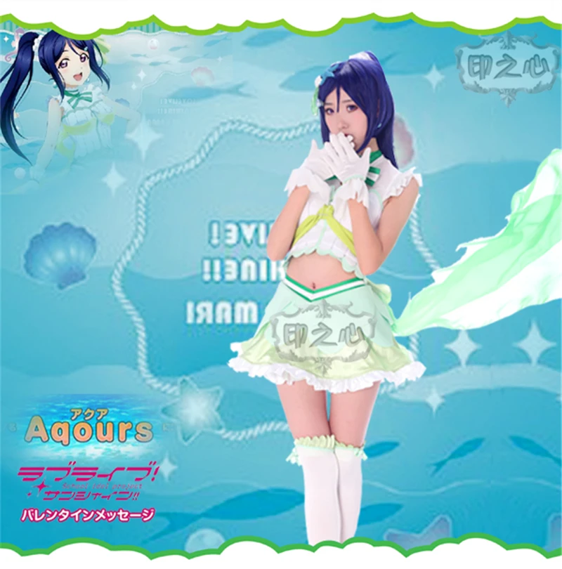 Обувь в стиле аниме Живая Любовь солнце Aqours Kanan Koibininaritai аквариум любовь Косплэй