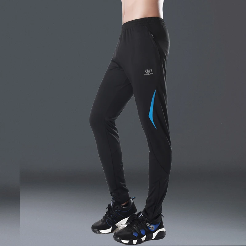 Мужские спортивные штаны для бега с карманами на молнии, футбольные тренировочные брюки, мужские спортивные тренировочные брюки для бега на открытом воздухе, спортивные брюки