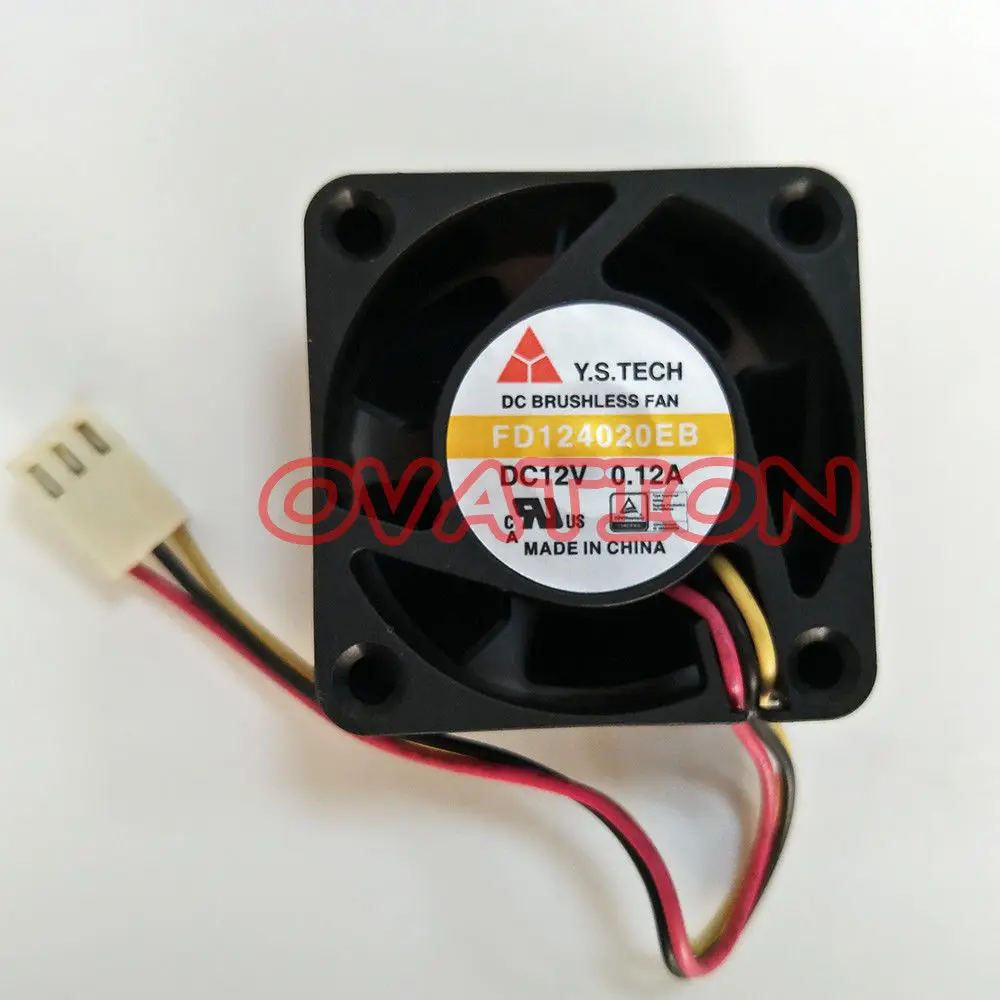 Чехол для ПК охлаждающий вентилятор оригинального FD124020EB 40204 см A 4 12 В|Кулеры и