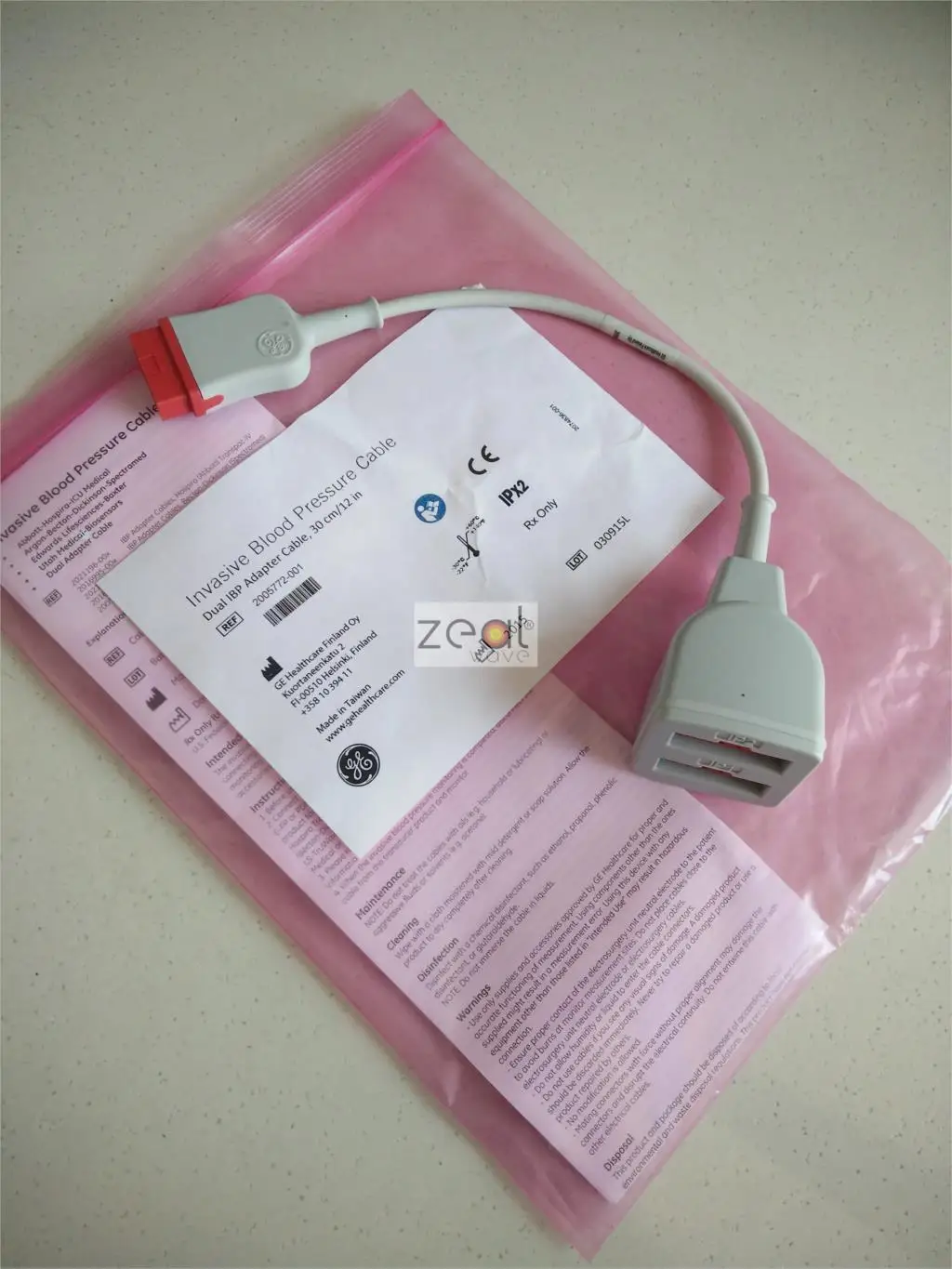 

Для импортной двойной инвазивной кабельной линии GE one-two, номер заказа 2005772-001, оригинал