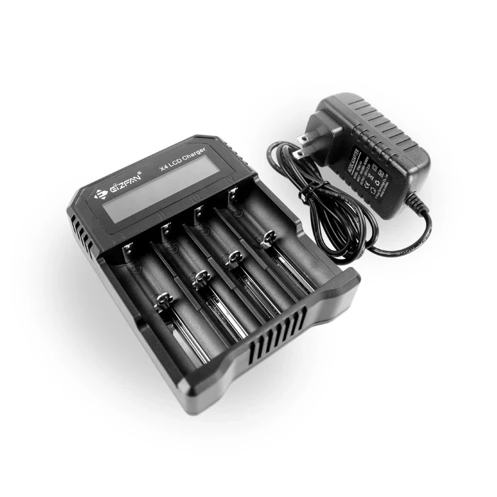 4 шт. EIZFAN IMR18650 IMR 18650 3000 мАч 60A EFAN аккумуляторная батарея E-CIG аккумуляторов с X4 LCD