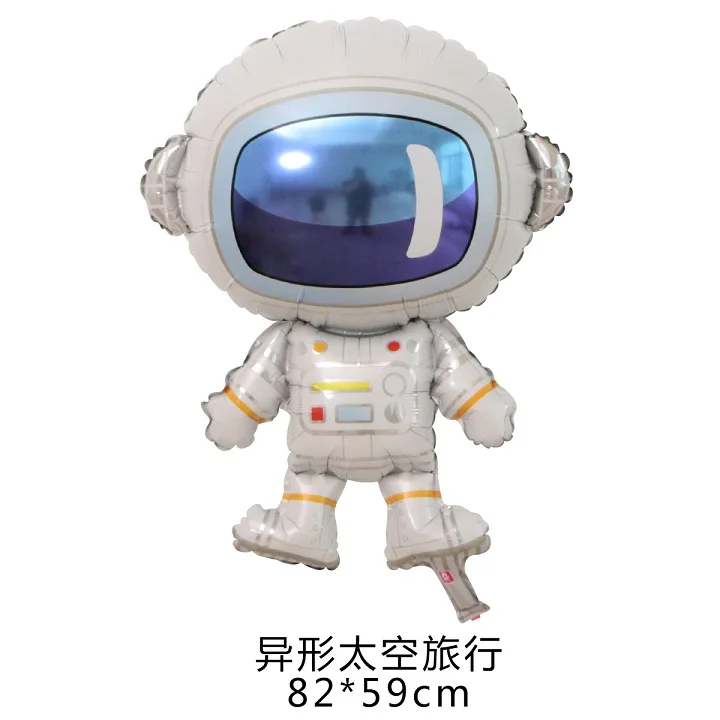 1pcs astronaut Новые космические путешествия шарики для дня рожденья вечерние Декор внешний Космос астронавт фольги Воздушные шары ET Planet Исследуйте партнера дети мальчик - Цвет: 1pcs astronaut