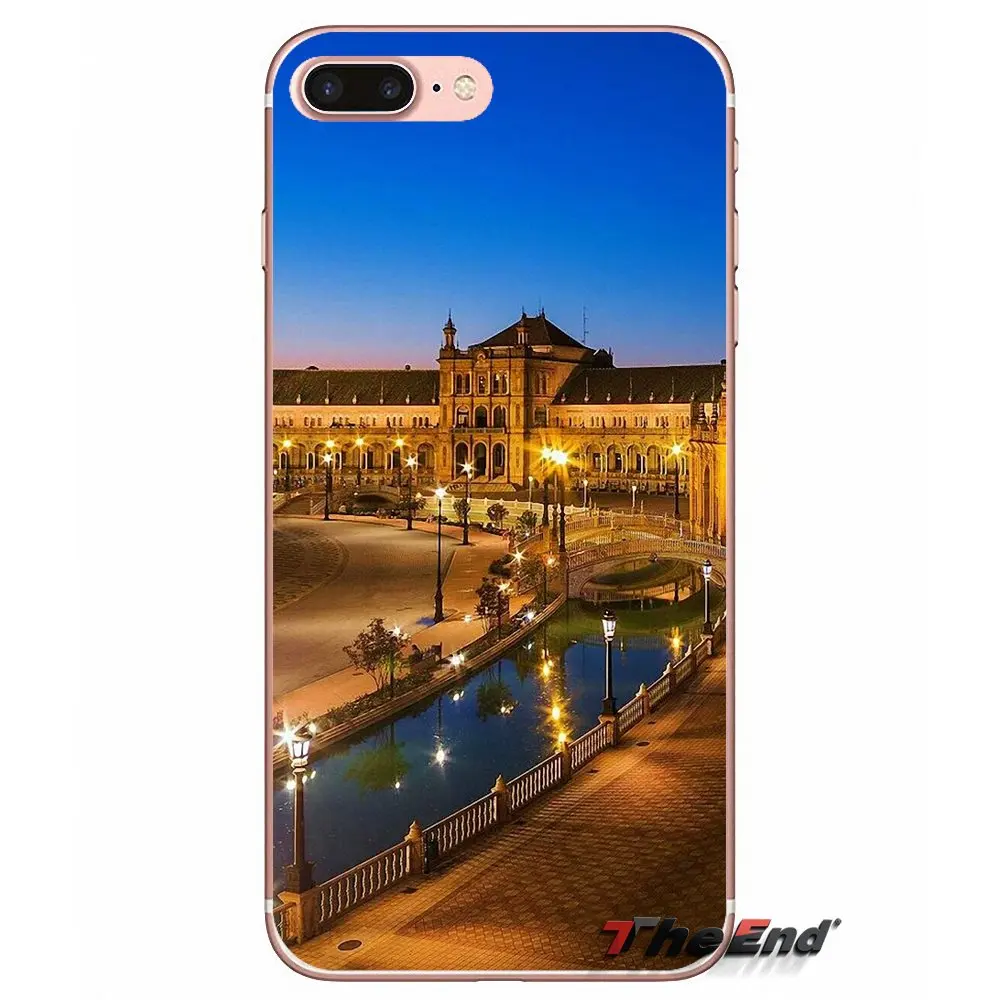Мягкий чехол для Samsung Galaxy S3 S4 S5 MINI S6 S7 edge S8 Plus Note 2 3 4 5 Grand Core Prime PLAZA DE ESPANA Sevilla Spain |