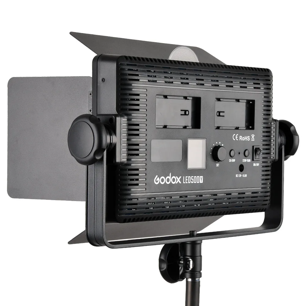 Godox светодиодный 500L/W/C фотографический светильник 500 ing серии видео + 2 * NP-750 батареи