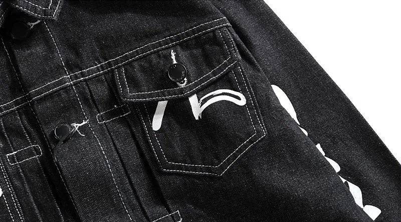 Подлинный Evisu, высокое качество, полный принт, модная теплая дышащая мужская куртка, Звездный Тренд, мужское джинсовое пальто, Тренч