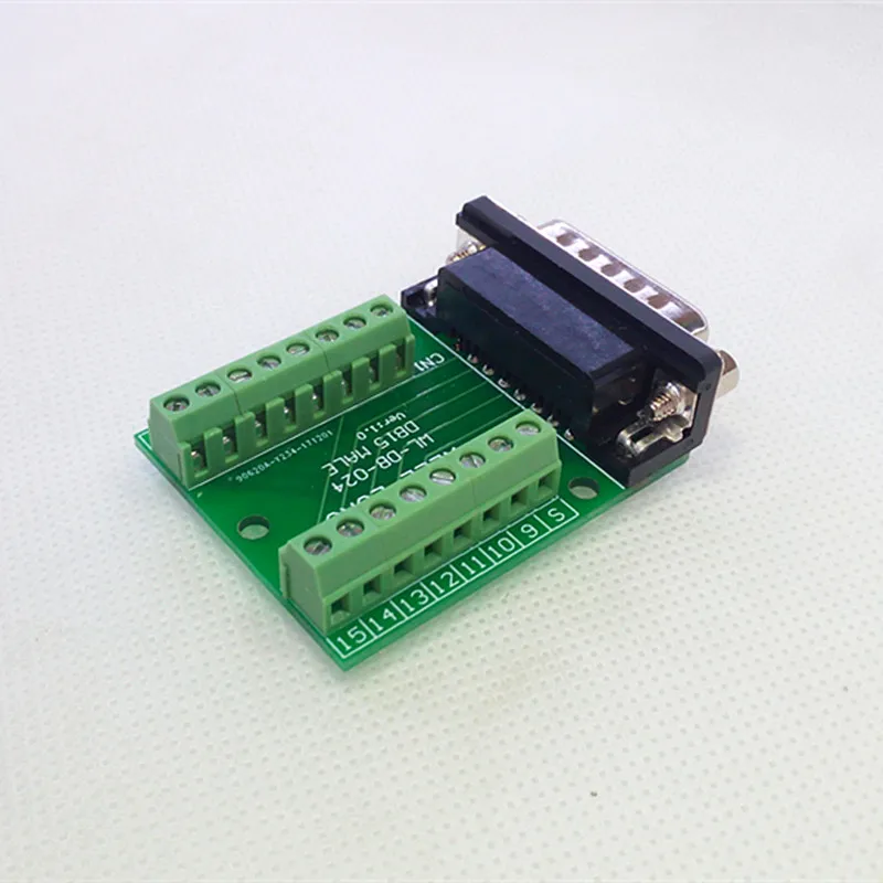 DB15 наружная секционная плата D'SUB Header Breakout Board клеммный блок DSUB Module.|terminal block|board