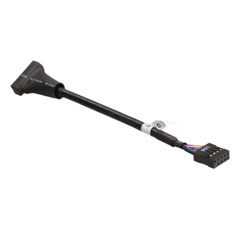 USB 2 0 9Pin материнская плата Женский к 3 20Pin Корпус Мужской кабель адаптер для CD ROM