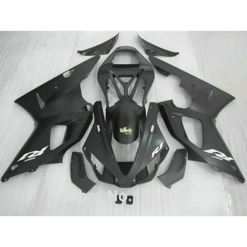 7 подарков Новый обтекатель Набор для YAMAHA YZF R1 2000 2001 все матовые черные