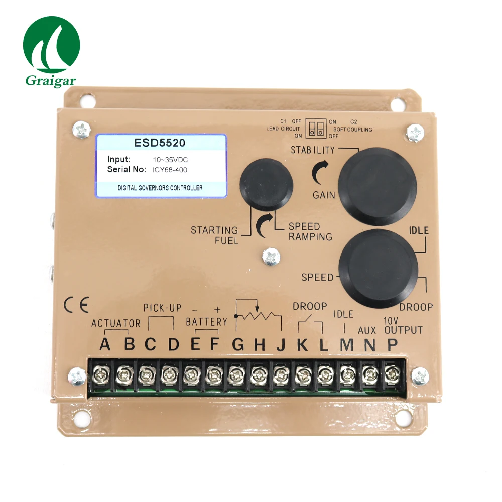 Блок управления генератором ESD ESD5520 дизельный генератор электронный регулятор