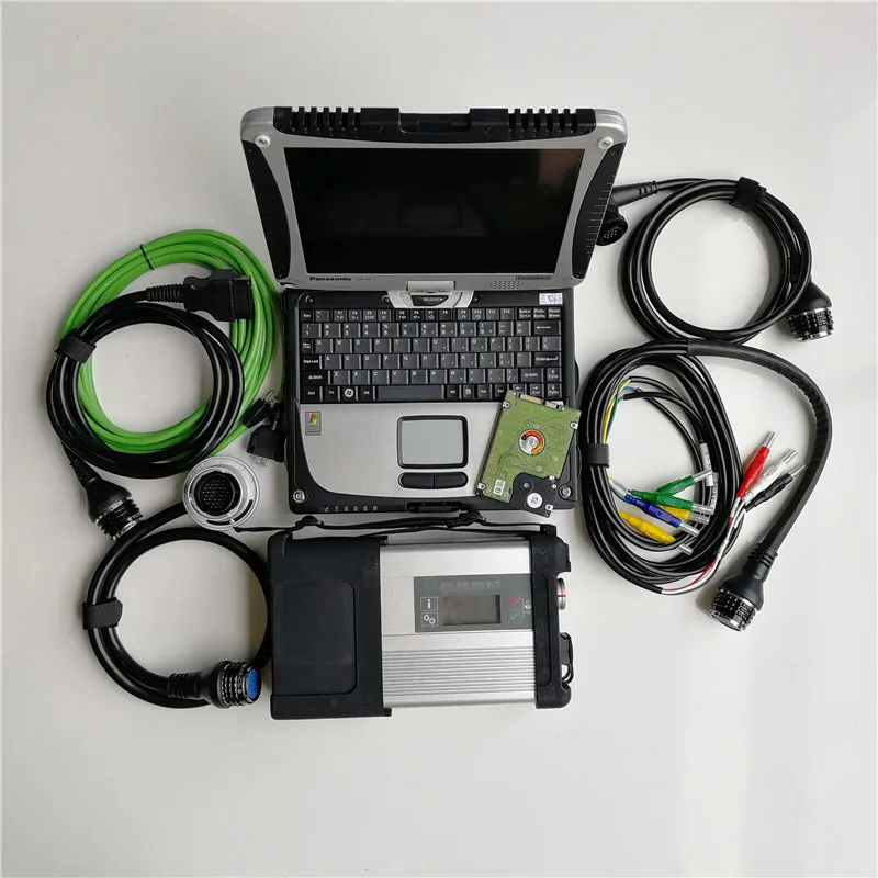 Супер MB Star C5 SD б/у ноутбук CF 19 8G I5 Toughbook SSD/HDD V06.2021 экспертный режим для авто
