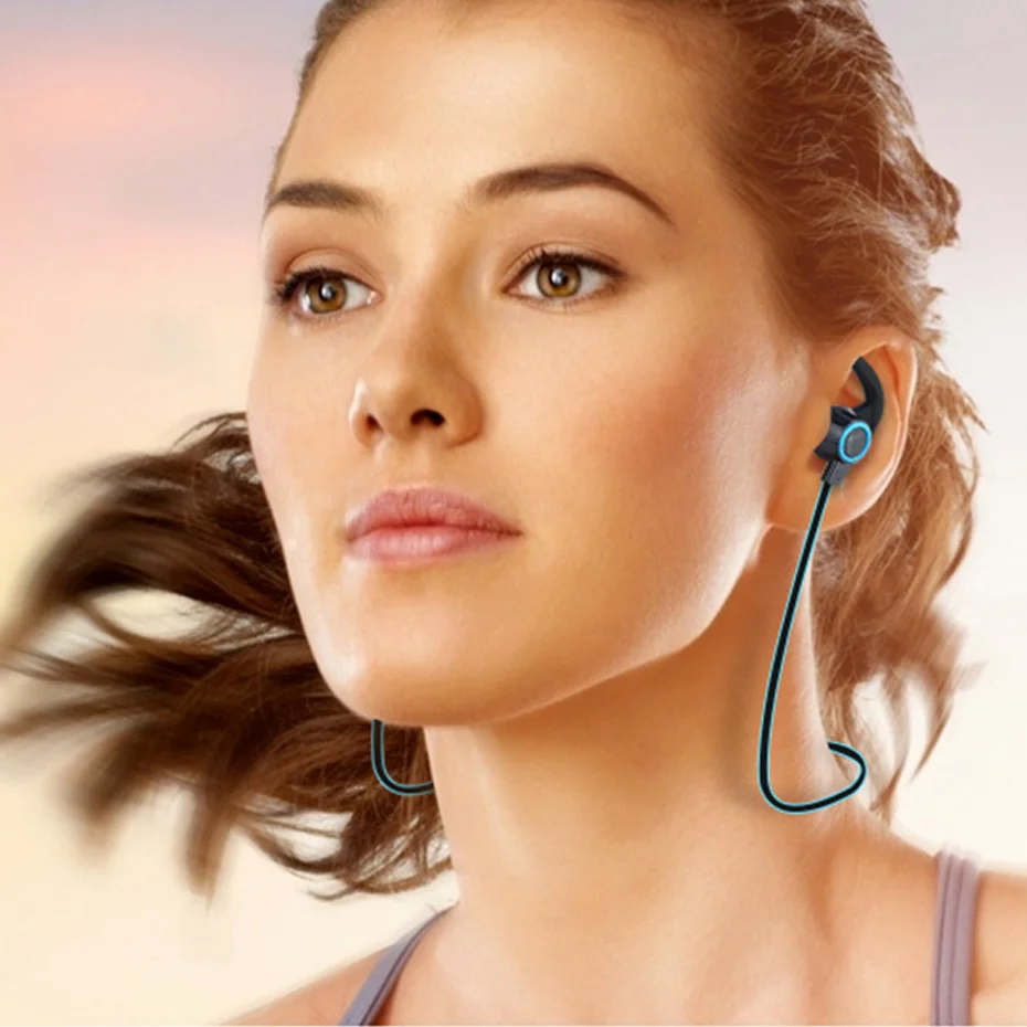 Спортивные bluetooth-наушники с активным шумоподавлением/беспроводная гарнитура для
