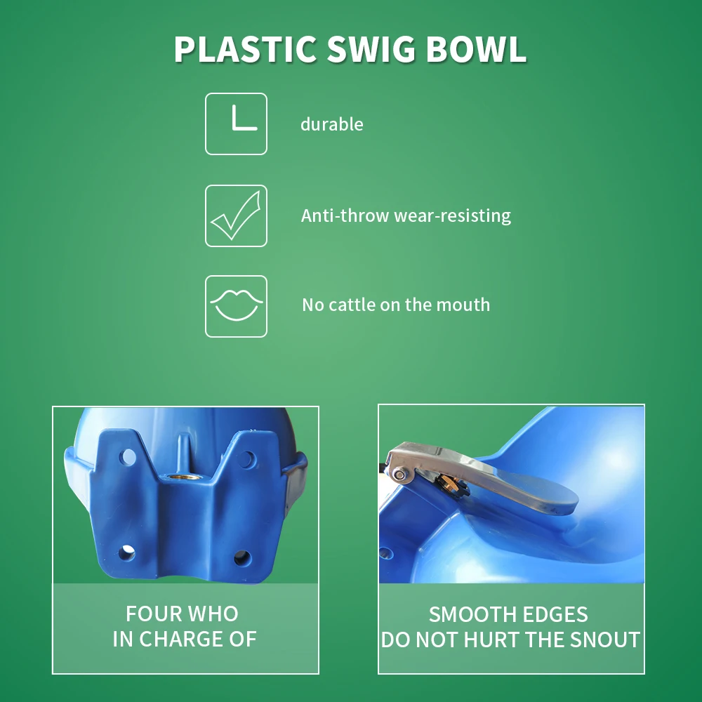 Автоматическая миска для воды крупного рогатого скота утолщенная пластиковая