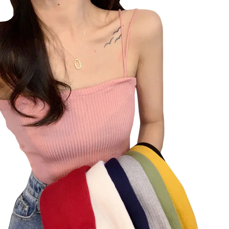 8 цветов Mihoshop Ulzzang Корейская женская модная одежда сексуальный тканый Топ |