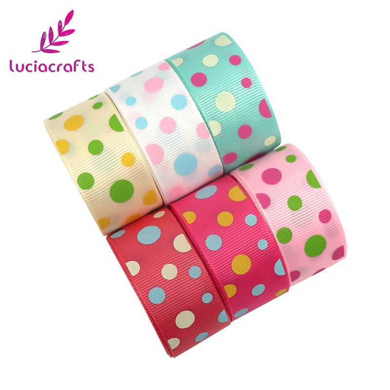 Lucia crafts 25 мм ленты в горошек для шитья скрапбукинга сделай сам головной убор
