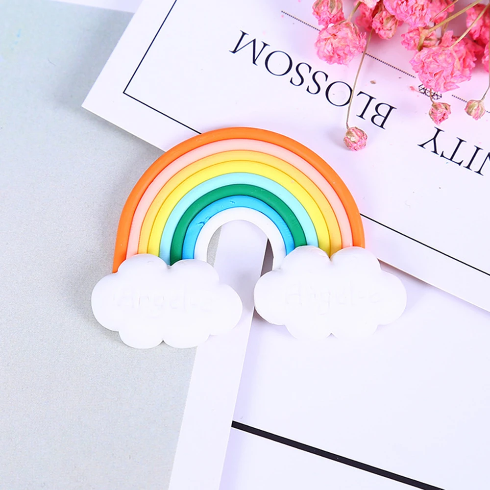 DIY радужные конфеты дополнение для слизи полимерные бусинки наполнитель амулеты