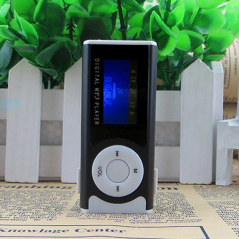 2019 USB мини клип светодиодный светильник ЖК экран MP3 медиаплеер Поддержка 16 Гб Micro SD