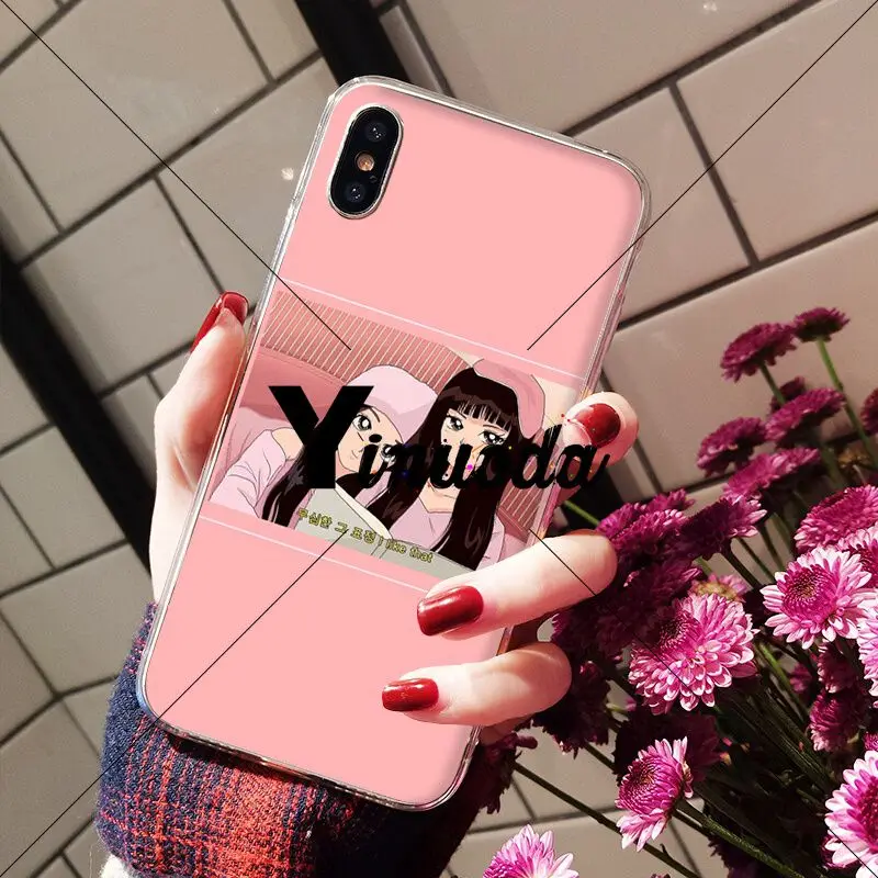 Yinuoda индивидуальный мягкий чехол для телефона с изображением комиксов iPhone 5 5Sx 6 7
