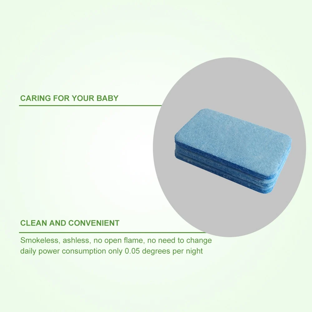 30 шт./компл. синий таблетки от комаров Замена для электрическая Москитная лампа