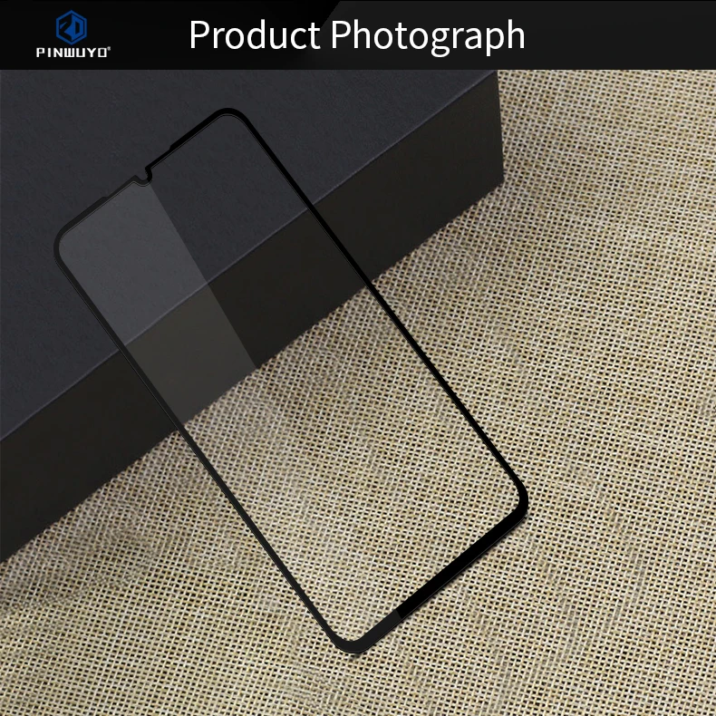 

For Xiaomi CC9e PINWUYO 9H Full Cover Tempered Glass Screen Protector Film for Xiaomi Mi CC9e Toughened Glass