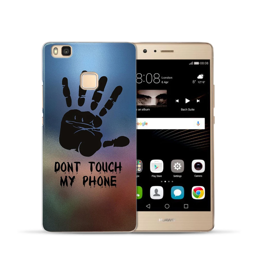 Funny Don't touch мой чехол для телефона Huawei Nova 2 plus Mate 9 10 Lite Pro Y5 2017 Y6 II Y7 Силиконовые