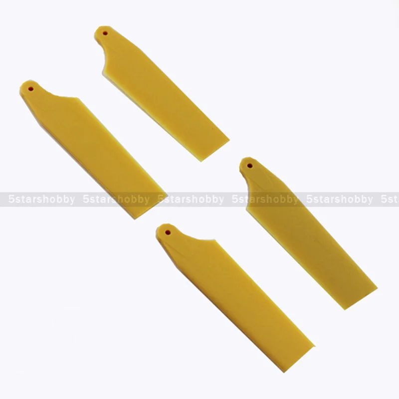 2 пары Таро 450л 480 вертолет Хвост Ротор Лезвие 68 мм желтый для Trex Align|rotor blade|tail