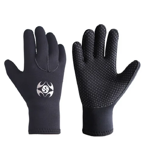 Перчатки для дайвинга для мужчин и женщин, неопреновые гидрокостюмы 3 мм, Нескользящие гибкие термозащитные перчатки для плавания, серфинга, дайвинга, спорта