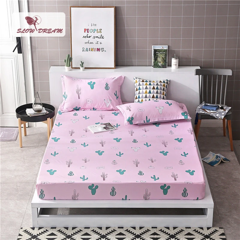 1 шт. наволочка для матраса с принтом кактуса постельное белье взрослых