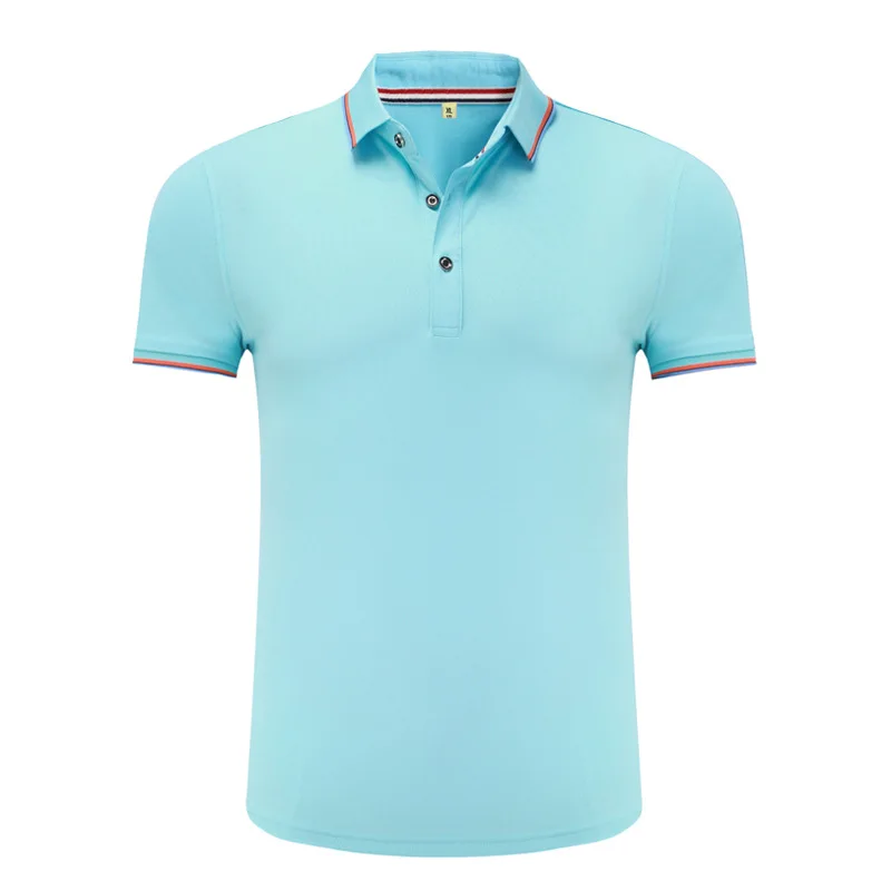 Light Blue Изготовленным на заказ логосом школьная форма, рубашка поло с вышивкой логотипа вок одежда - Цвет: Light Blue