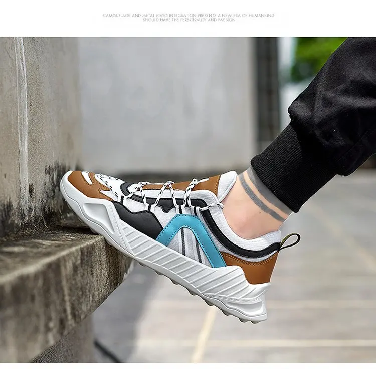 INS Hip Hop Street Summer Casual Mesh Shoes Men Chunky Sneakers Breathable Footwear Fashion Sneaker Joker Tenis Masculino