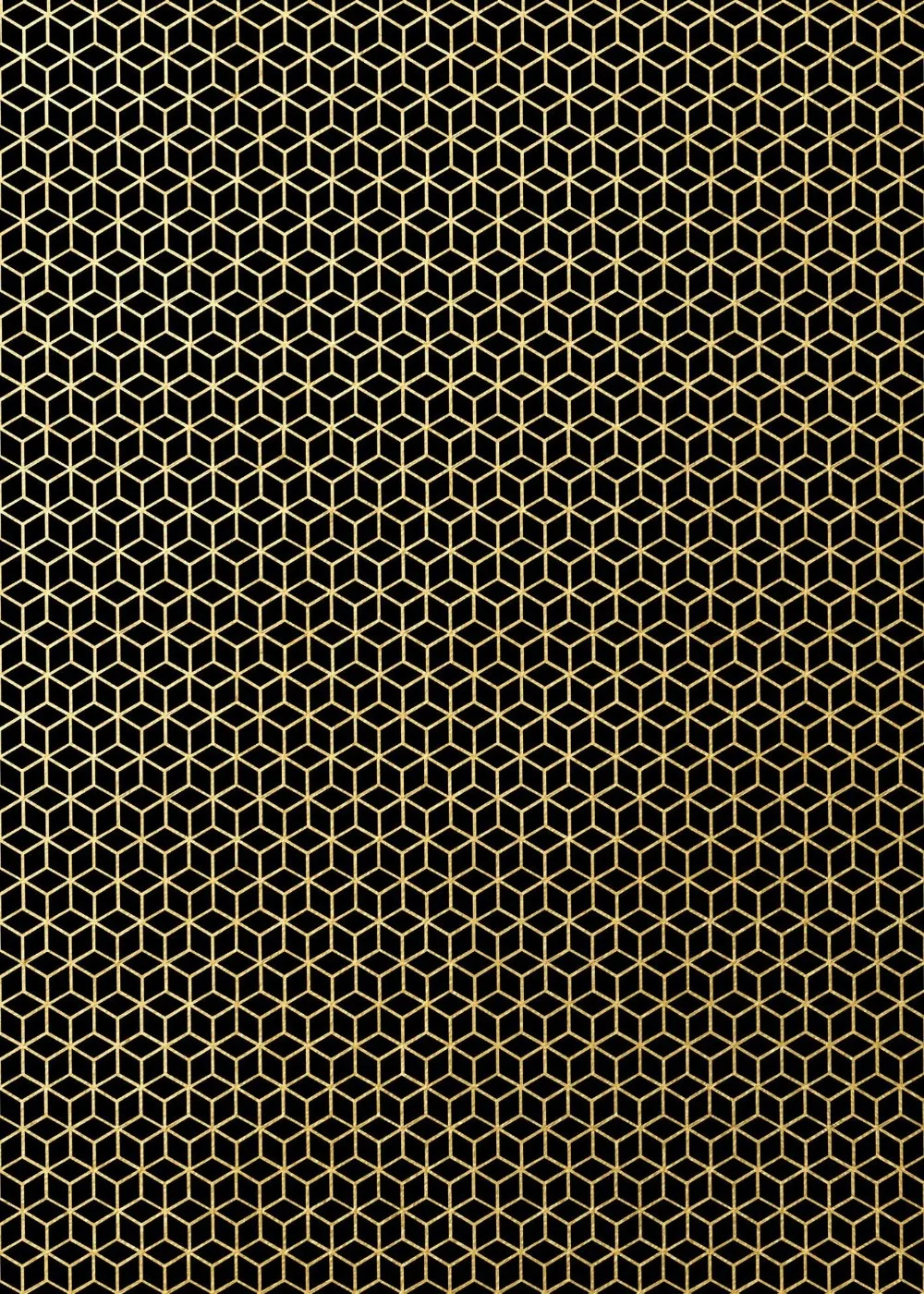 10 шт./лот золотая бумага с геометрическим узором рождественский подарок