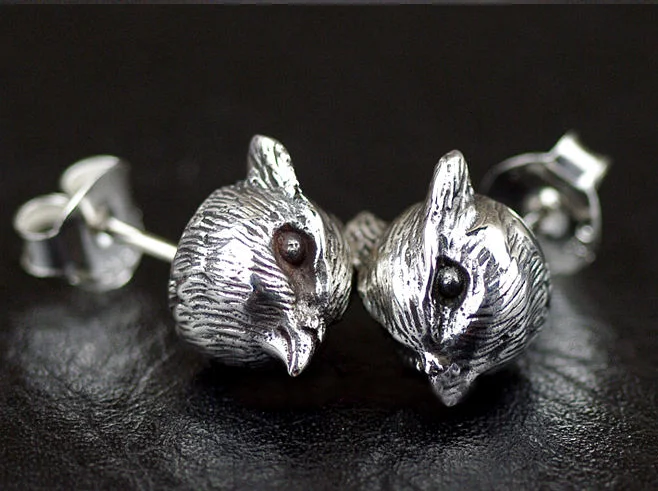 Regalrock Cute Owl Stud Dissection Oddities Artery Gothic Jewelry Animal Witch Earring Fortune Teller Hot Ear Pendant Gift | Украшения и