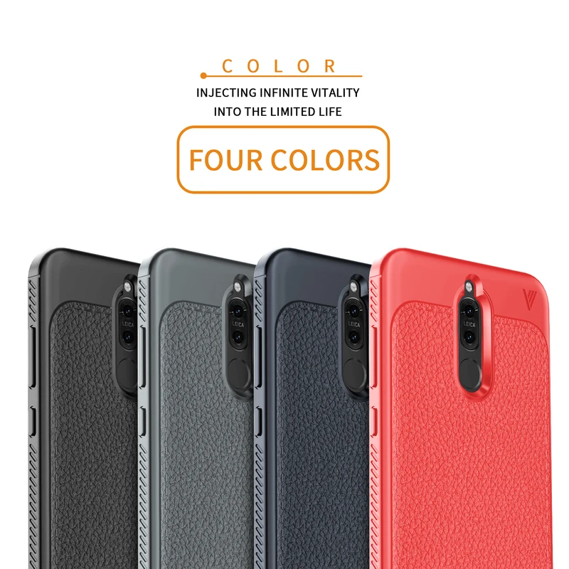 Для Huawei Коврики 10 Lite Дело ТПУ Мягкая задняя крышка Силиконовая противоскольжения