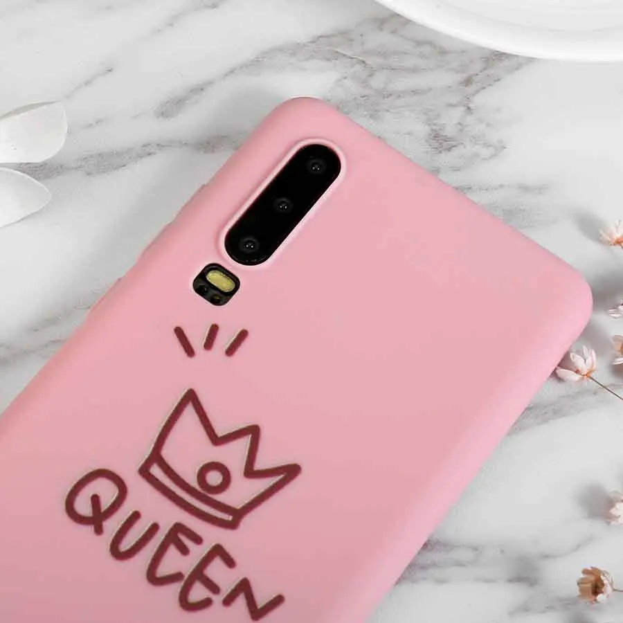 Мягкий силиконовый 3D-чехол Queen King для Huawei Honor 7i 6X 5C 6C 8 V8 Pro P10 lite V9 G9 Plus P Smart Y5 Y6 2017 |