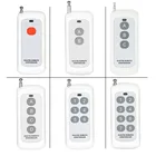 Беспроводной радиочастотный передатчик дистанционного управления, 500 м, 1 канал, 2 канала, 3 канала, 4 канала, 6 каналов, 8 каналов, 315  433 МГц