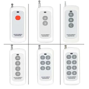 Беспроводной радиочастотный передатчик дистанционного управления, 500 м, 1 канал, 2 канала, 3 канала, 4 канала, 6 каналов, 8 каналов, 315  433 МГц