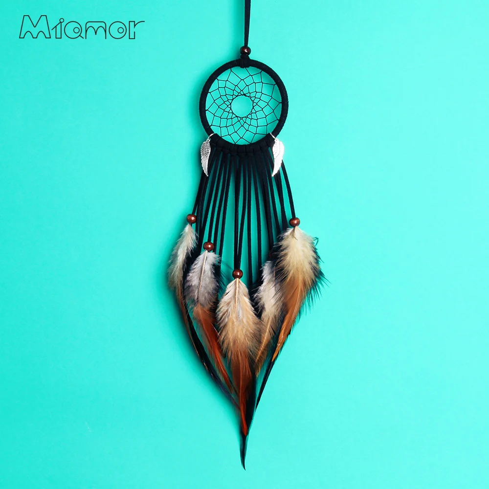 MIAMOR черный и серый Ловец снов с крыльями ангела детская школьная комната