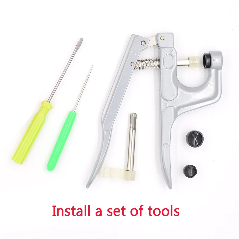 tools 50 компл. в пластиковый пакет T8 кнопки. Смола защелки. Пуховый жилет пряжкой. Дети кнопки. Смолы и пуговицы - Цвет: tools