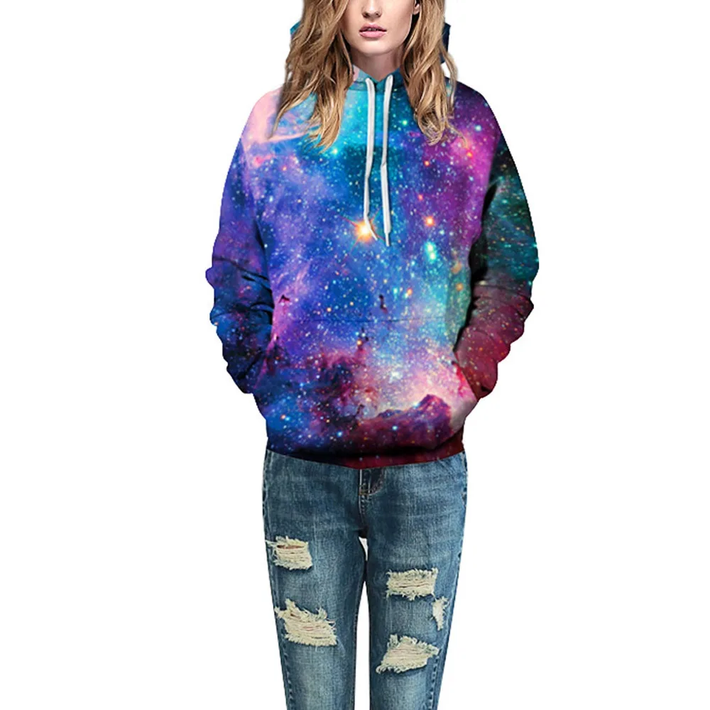 

Зимний пуловер с 3D-принтом звездного неба, космическим графическим рисунком, свитшот с капюшоном в стиле хип-хоп, мягкий хлопковый свитшот у...