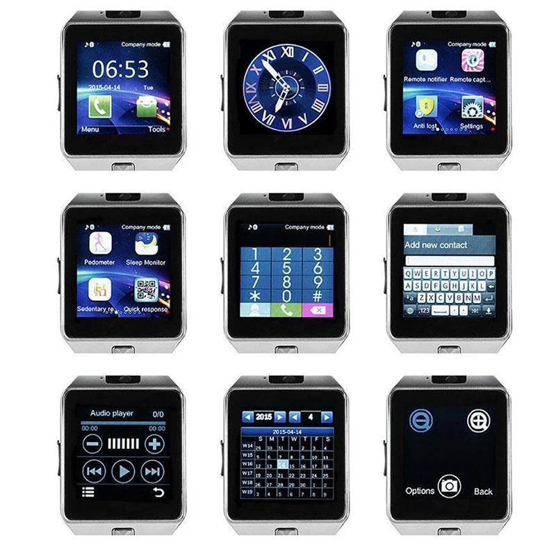 DZ09 часы Смарт-часы для мужчин SIM TF карта Bluetooth напоминание Мода Бизнес Спорт для женщин часы Android IOS