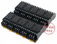 10pcs pyf14a 14 pin terminal relay socket base black for my4nj base hh54p power relay