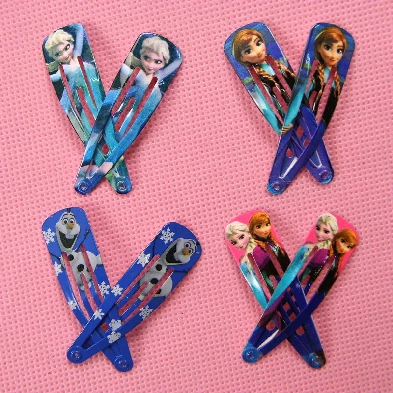 2 шт. аксессуары для волос принцессы Эльзы милые заколки с бантом ободки